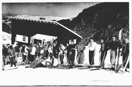 Jour de l'inauguration du refuge, 25 juillet 1943.